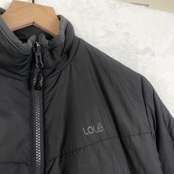 LOLE Double Zip Jacket Women's Sz 10‎ Dk Gray Water Repellant Pockets Mid-Length - Picture 16 of 16